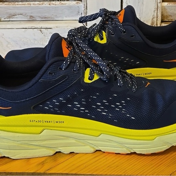 HOKA CHALLENGER ATR 6 GTX Blue / Green / Yellow / Orange Men's Sz 11 - Picture 12 of 14